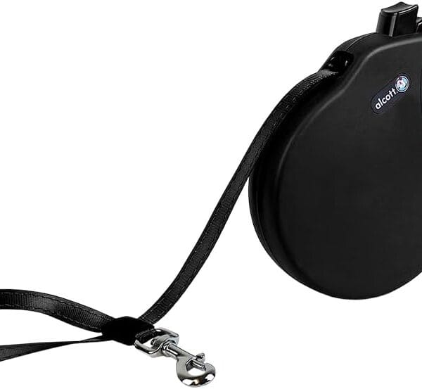 Alcott Adventure Retractable Reflective Belt Leash 16 Feet Extra Large for Dogs up to 150 lbs Durable & Comfortable Dog Leash with Brake + Lock Mechanism