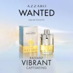 Azzaro Wanted Eau de Toilette – Vibrant & Irresistible Mens Cologne – Woody, Citrus & Spicy Fragrance – Fresh Notes of Cardamom, Lemon, Vetiver – Everyday Wear – Luxury Perfumes for Men