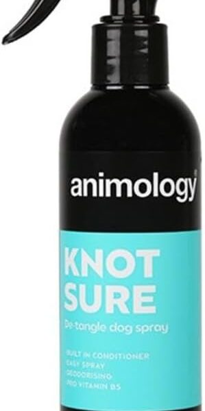 Animology Knot Sure De-Tangle Spray, 250 ml, Black (AKS250)