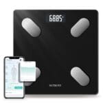 NUTRI FIT Smart Scale for Body Weight Body Composition Monitor, Bathroom Digital Weighing Scale with BMI, Body Fat, Muscle Mass, Accurate Bluetooth Home User Health Equipment Sync Apps