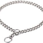 SGODA Chain Dog Training Choke Collar, SUS304, 16in, 2.5mm