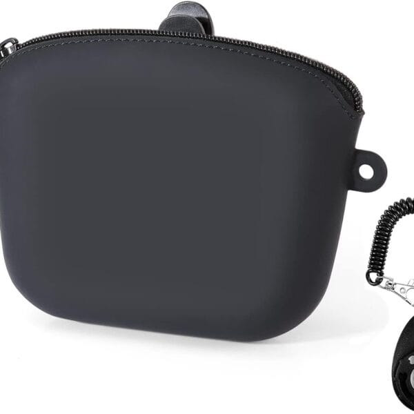 Dog Training Treat Pouch with Clip, Portable Waterproof Puppy Treat Bag and Training Clicker, L