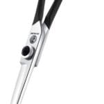 Dragon Creek 6.5" Downward Curved Dog Grooming Scissors Shears for Grooming Face and Paws Safety Round Tips Shears Trimming Cutting Scissors for Dog Cat Pet Black