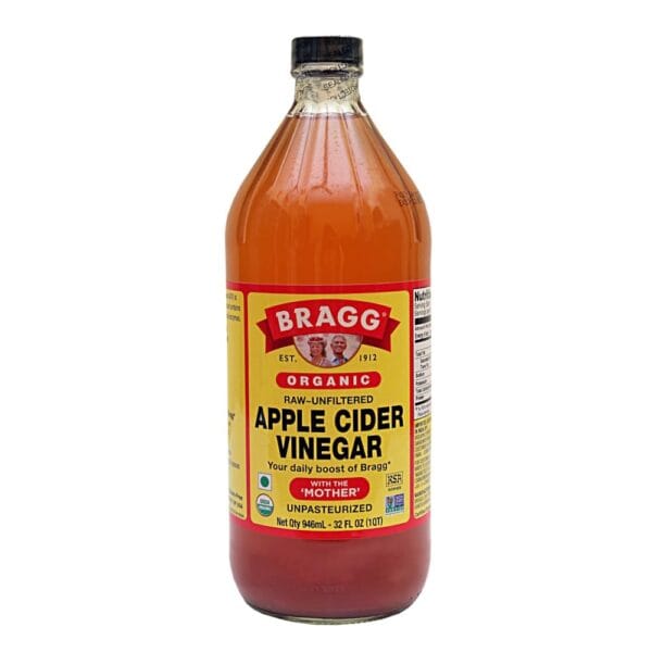 Bragg Organic Raw Apple Cider Vinegar, 32 Ounce - 1 Pack