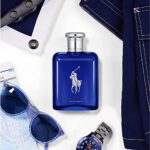 RALPH LAUREN FRAGRANCES Polo Blue – Eau de Parfum – Men’s Cologne – Aquatic & Fresh – With Citrus, Bergamot, and Vetiver – Medium Intensity – 4.2 Fl Oz