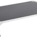 VEVOR Chew Proof Elevated Dog Bed, Portable Raised Dog Cot with Aluminum Tube Metal Frame and Breathable Textilene Mesh, Indoor & Outdoor Pet Cooling Raised Hammock Bed, XL, Gray