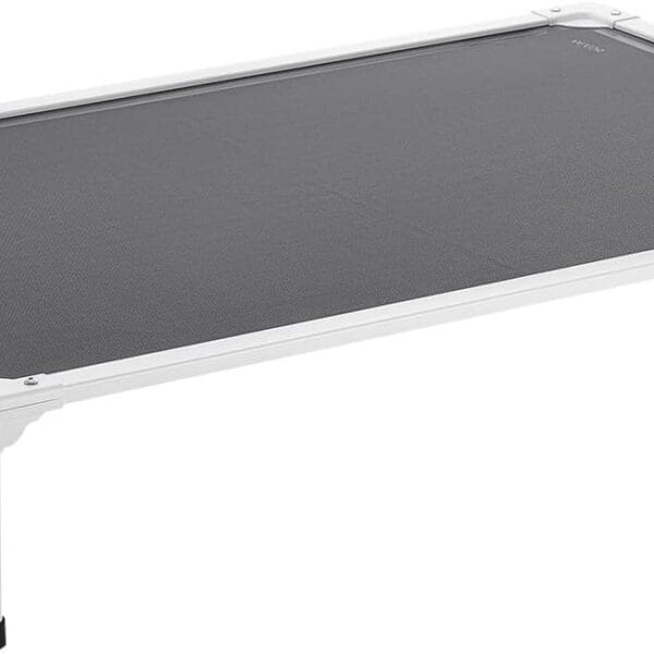 VEVOR Chew Proof Elevated Dog Bed, Portable Raised Dog Cot with Aluminum Tube Metal Frame and Breathable Textilene Mesh, Indoor & Outdoor Pet Cooling Raised Hammock Bed, XL, Gray
