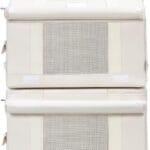 Double-Layer Rolling Pet Carrier for Two Cats, Stackable Travel Bag with Mesh Windows, Removable Compartments