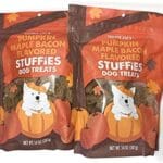 Trader Joe's Pumpkin Maple Bacon Flavored Stuffies Dog Treats (Pack of 2)