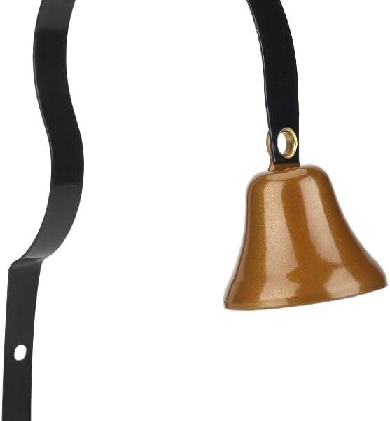 Shopkeepers Bell, Antique Shop Door Bell Wall Mounted Metal Shopkeepers Doorbell Dog Training Bell Home Decoration, Ring Bell for Door Opening, Shop Doorbell Remind You Customer Coming