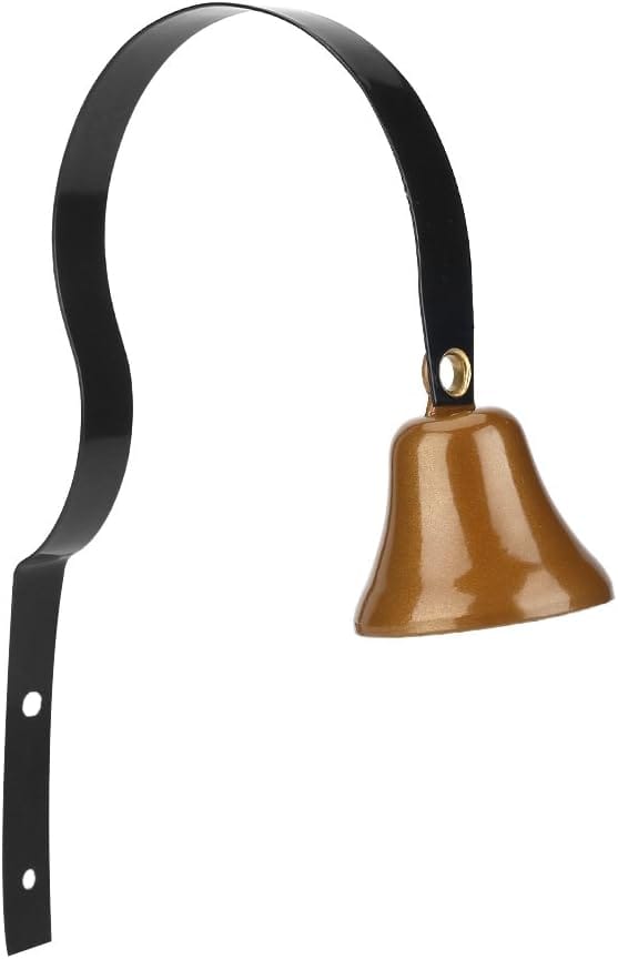 Shopkeepers Bell, Antique Shop Door Bell Wall Mounted Metal Shopkeepers Doorbell Dog Training Bell Home Decoration, Ring Bell for Door Opening, Shop Doorbell Remind You Customer Coming