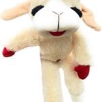 Lamb Chop Dog Toy 14" with Squeaker