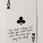 XSCQ Funky Black and White Lucky Ace Poker Canvas Wall Art Funny Modern Preppy Playing Card Posters Trendy Minimalist Black Art Prints Painting Retro Aesthetic Wall Decor 12x16 inch Unframed