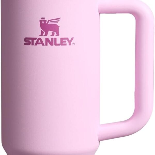 STANLEY Quencher H2.0 Tumbler with Handle and Straw 30 oz | Flowstate 3-Position Lid | Cup Holder Compatible for Travel | Insulated Stainless Steel Cup | BPA-Free | Cherry Blossom