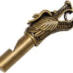 Loudest Brass WhistleDog Whistle,1 pcs Piece Outdoor Survival WhistleEmergency Whistle On Key-Chain or Hang Around Your Neck and Carry it Anywhere!