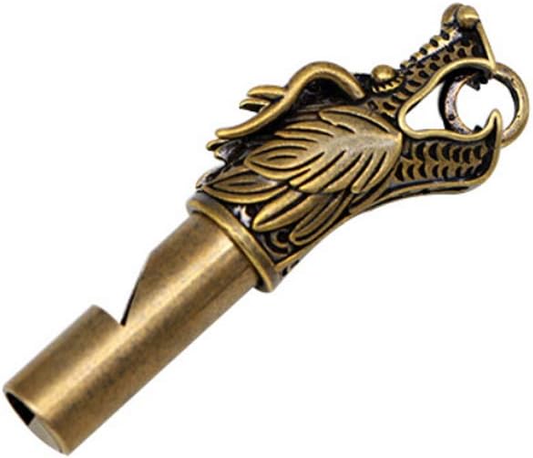 Loudest Brass WhistleDog Whistle,1 pcs Piece Outdoor Survival WhistleEmergency Whistle On Key-Chain or Hang Around Your Neck and Carry it Anywhere!