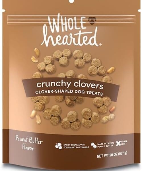 WholeHearted Grain Free Peanut Butter Biscuit Dog Treats 20 oz.