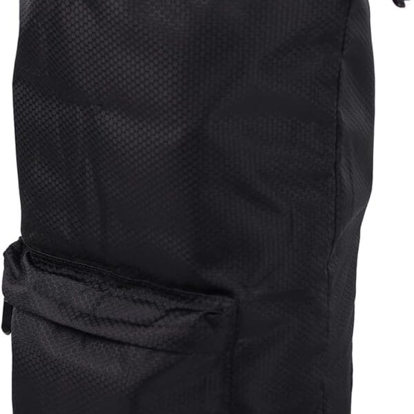 halinfer Dog Food Travel Container, Dog Food Travel Bag, Kibble Carrier 42 Cups 10L with Storage Front Pocket and Shoulder Strap for Travel, Hiking and Camping (Black)