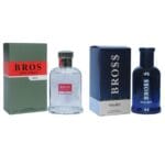 TWISHA Bross Deep Green & Bross Night Cologne for Men 3.4oz/100ml, eau de parfum, (Our Impression of Boss Green & Bottled Night)