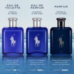 RALPH LAUREN FRAGRANCES Polo Blue – Eau de Parfum – Men’s Cologne – Aquatic & Fresh – With Citrus, Bergamot, and Vetiver – Medium Intensity – 4.2 Fl Oz
