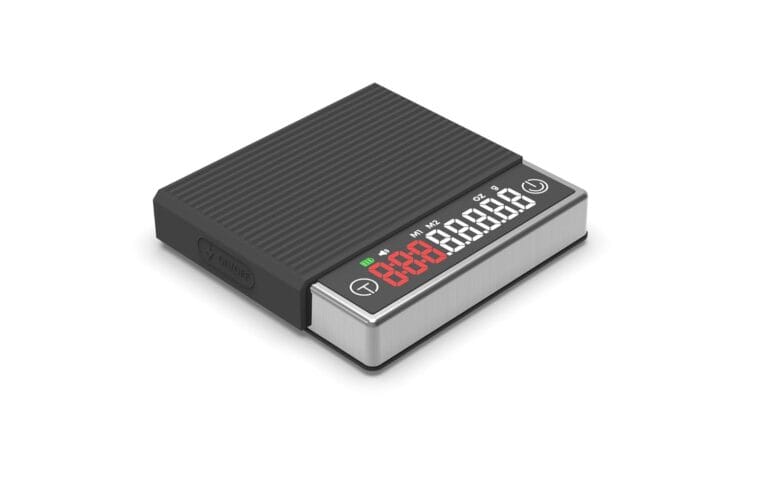 MAXUS Coffee Scale with Timer 2000g x 0.1g, Espresso Scale with USB-C Rechargeable, Stainless Steel Digital Kitchen Scale for Coffee Brewing, Food, and Baking