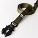 Operation Good Boy Tactical Dog Leash  5FT Heavy Duty Military-Grade Nylon with Quick Release Aviation Aluminum Clip & 360 Swivel  Training Leash for Medium and Large Dogs (Green)