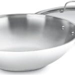 Cuisinart 14-Inch Stir-Fry Pan, Helper Handle and Glass Cover, Chef's Classic Stainless Steel, 726-38H