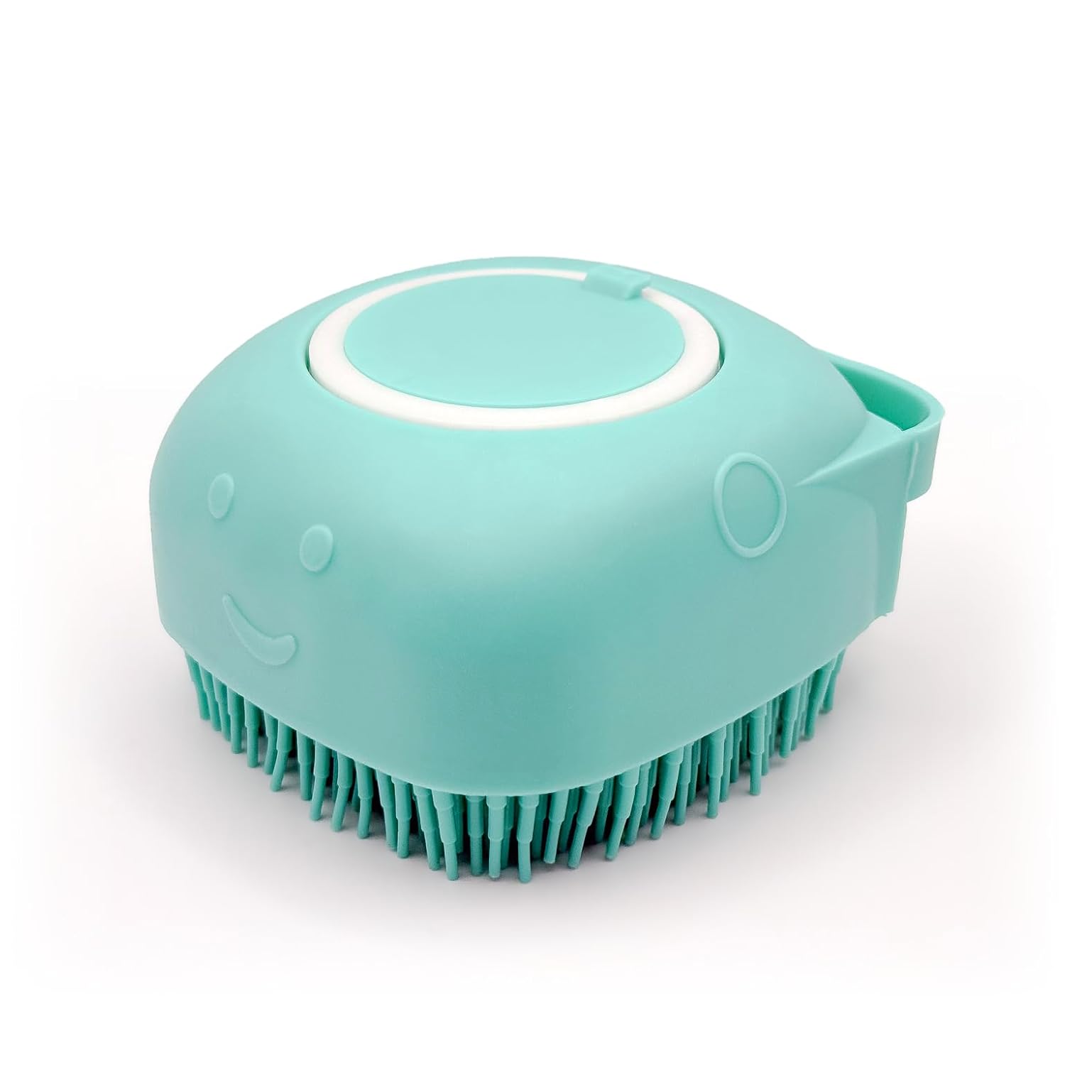 HamInWay Dog Bath Brush, 2-in-1 Dog Grooming Brush with Built-in Shampoo Dispenser, Gentle Silicone Bristles for Bath & Massage, Non-Slip Handle, Easy Clean Design for Dogs, Cats & Small Pets, Blue HamInWay Dog Bath Brush, 2-in-1 Dog Grooming Brush with Built-in Shampoo Dispenser, Gentle Silicone Bristles for Bath & Massage, Non-Slip Handle, Easy Clean Design for Dogs, Cats & Small Pets, Blue