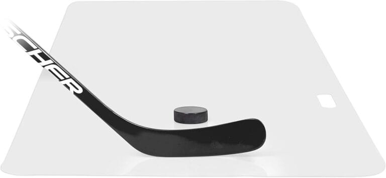 ACE HOCKEY Shooting Pad 24 x 48 - Shoot Like on Real Ice - Practice Shooting, Stickhandling, Passing Skills on 8 sqft - Convenient Off-Ice Training - Easy to Carry - Synthetic Ice Mat