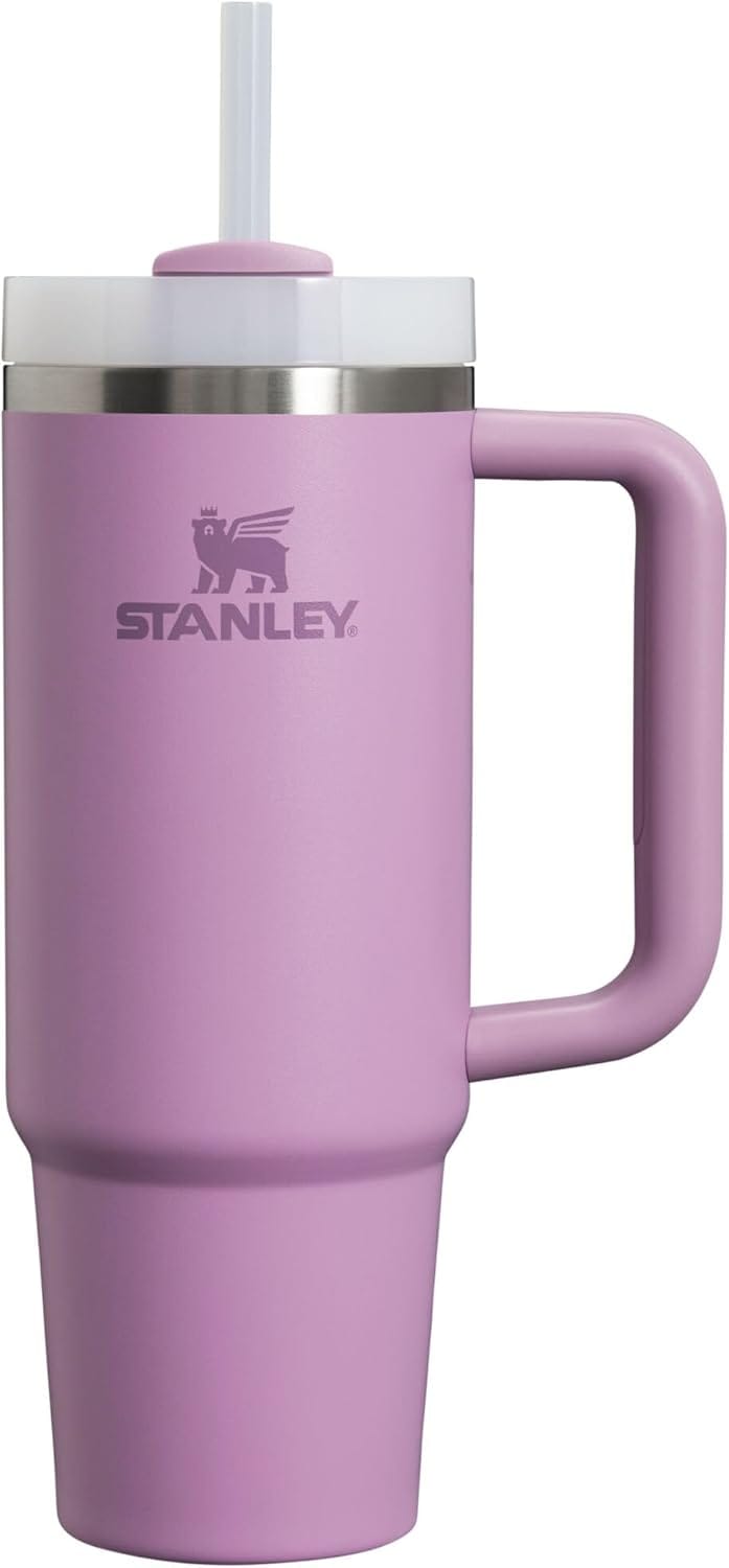 STANLEY Quencher H2.0 Tumbler with Handle and Straw 30 oz | Flowstate 3-Position Lid | Cup Holder Compatible for Travel | Insulated Stainless Steel Cup | BPA-Free | Lilac STANLEY Quencher H2.0 Tumbler with Handle and Straw 30 oz | Flowstate 3-Position Lid | Cup Holder Compatible for Travel | Insulated Stainless Steel Cup | BPA-Free | Lilac
