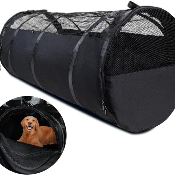 Pet Tube Soft Sied Dog Carries,Extra Long Cat Tunnel for Cars, Outsidet Enclosures Playpen Tunnel Catio for Long Distance Travel Road Trip