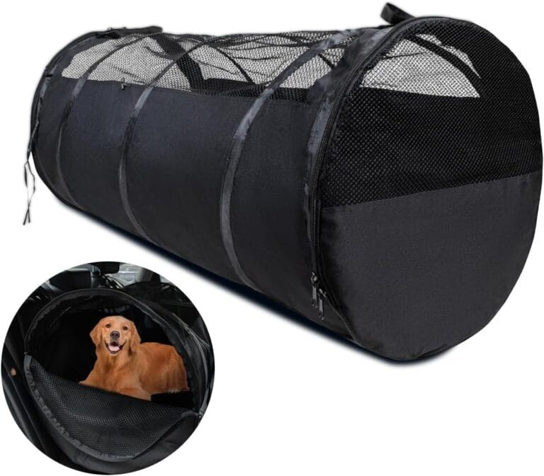 Pet Tube Soft Sied Dog Carries,Extra Long Cat Tunnel for Cars, Outsidet Enclosures Playpen Tunnel Catio for Long Distance Travel Road Trip