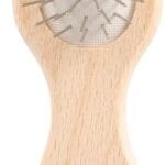 Chris Christensen 20 mm Oblong Pin Dog Brush, Original Series, Groom Like a Professional, Stainless Steel Pins, Lightweight Beech Wood Body, Ground and Polished Tips