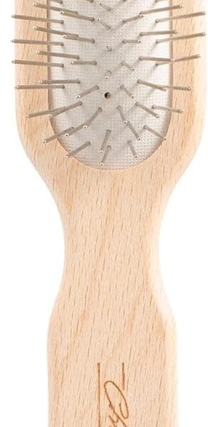 Chris Christensen 20 mm Oblong Pin Dog Brush, Original Series, Groom Like a Professional, Stainless Steel Pins, Lightweight Beech Wood Body, Ground and Polished Tips