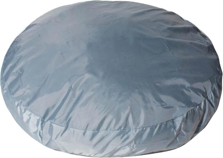 Molly Mutt Water-Resistant Dog Bed Liner, Nylon Bed Liner For Dogs, Easy To Clean, Gray, Round, 36x36x4.75