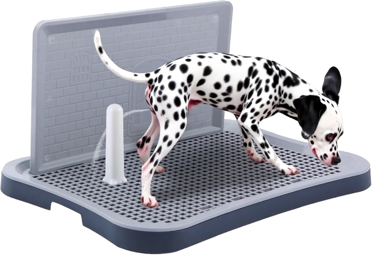 Pee Pad Holder,Indoor Dog Potty Pad,Puppy Potty Training Tray,for Small and Medium-Sized Dogs,20"*15", with Pee Wall, Non-Skid Feet(Navy Blue) Pee Pad Holder,Indoor Dog Potty Pad,Puppy Potty Training Tray,for Small and Medium-Sized Dogs,20"*15", with Pee Wall, Non-Skid Feet(Navy Blue)