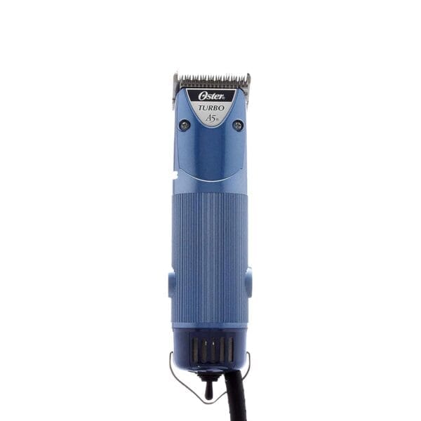 Oster A5 Hair Clippers for Dog, Cat, and Pet Grooming with 2 Speed Settings and Detachable Blade, Blue