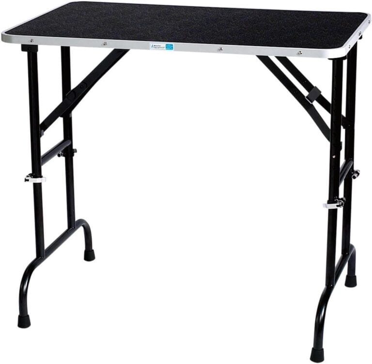 Master Equipment Adjustable Height Grooming Table, 42 by 24-Inch,Black