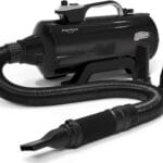 Dog Dryer High Velocity Professional Dog Pet Grooming Hair Drying Force Dryer Blower 6.0HP (DHD-2400T) (6.0HP, Jet Black)