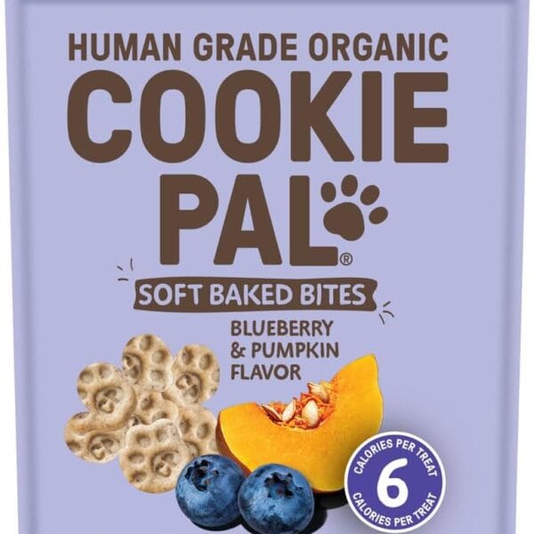 CookiePal Organic Blueberry & Pumpkin Soft Baked Dog Treats, 8.8 OZ