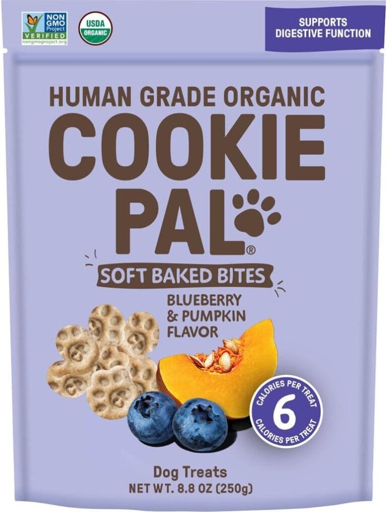 CookiePal Organic Blueberry & Pumpkin Soft Baked Dog Treats, 8.8 OZ
