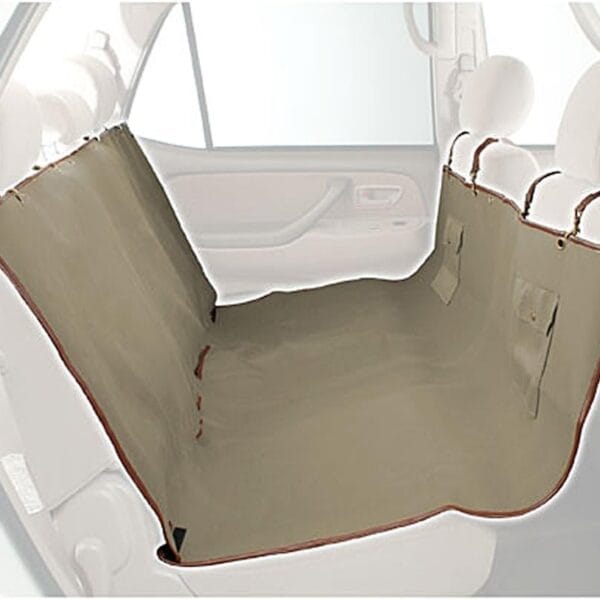 PetSafe Happy Ride Waterproof Hammock Seat Cover for Dogs and Pets - Fits Cars, Trucks and SUVs - Waterproof Area Protection - Tan