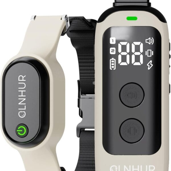 Shock Collar for Dogs - Waterproof Rechargeable Dog Electric Training Collar with Remote for Small Medium Large Dogs with Beep, Vibration, Safe Shock Modes (8-110 Lbs)