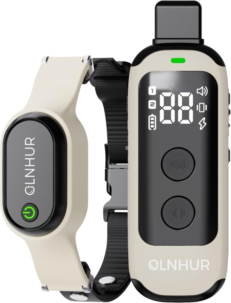 Shock Collar for Dogs - Waterproof Rechargeable Dog Electric Training Collar with Remote for Small Medium Large Dogs with Beep, Vibration, Safe Shock Modes (8-110 Lbs)