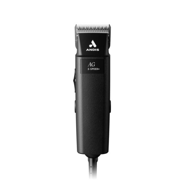 Andis 12845 Ultra-Light 2-Speed Professional-Grade Detachable Blade Clipper, Animal/Dog Grooming, for All Coats & Breeds, AG, Black