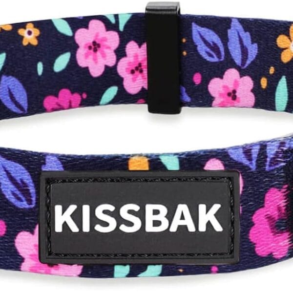 KISSBAK Dog Collar for Medium Dogs - Special Design Cute Girl Dog Pet Collar Soft Adjustable Fancy Floral Girl Puppy Dog Collars (M, Floral)