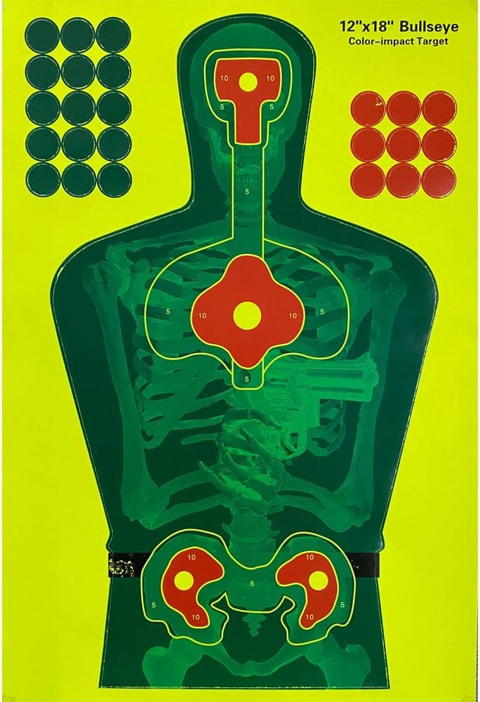 Splatterburst Reactive Shooting Targets 12x18 Inch High-Contrast Gun Range Targets for Rifle Handgun Practice, 30-Pack Adhesive Paper Combo for Outdoor Indoor Training Splatterburst Reactive Shooting Targets 12x18 Inch High-Contrast Gun Range Targets for Rifle Handgun Practice, 30-Pack Adhesive Paper Combo for Outdoor Indoor Training