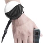 Retractable Hands Free Dog Leash, 360 Tangle-Free Heavy Duty Wrist Dog Walking Leash with 8.2 ft strong Cord and Reflective Nylon Tape, One Button Brake, Pause, Lock for Small Dog or Cat up to 55 lbs