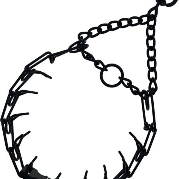 Adjustable Dog o Pull ollar for Small Medium Large Dogs (Black, M)