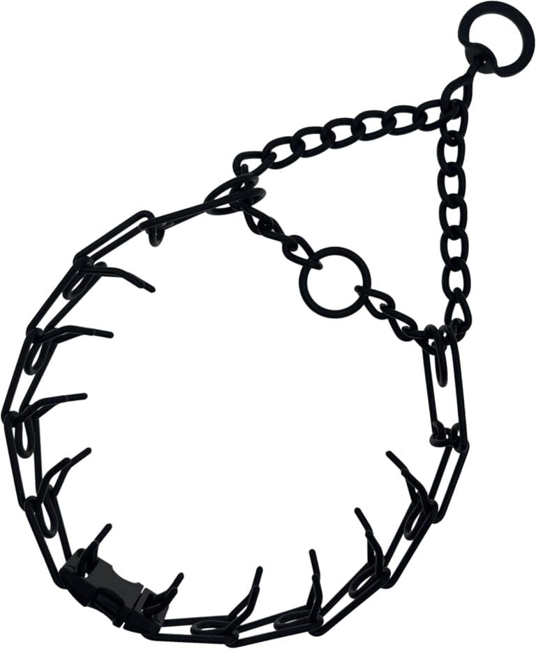 Adjustable Dog o Pull ollar for Small Medium Large Dogs (Black, M)